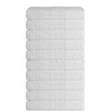 Mira Home 10 lu El Yüz Otel Havlusu 50x90 Cm Beyaz 16/1 Aksoft 225 Gr