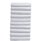 Mira Home 10 lu El Yüz Otel Havlusu 50x90 Cm Beyaz 20/2 Ring 250 Gr