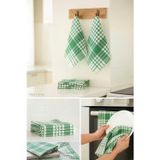 Mira Home 10 lu Lüks Bulaşık Kurulama Bezi ve Mutfak Peçetesi 50x70 Cm Daily Yeşil