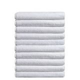 Mira Home 10 lu Otel Banyo Havlusu %100 Pamuklu 70X150 Cm Beyaz 20/2 Ring 500 Gr