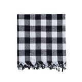 Mira Home 150x150 Cm Kareli Yer Sofra Bezi Piknik Masa Örtüsü Saçaklı Çok Renkli