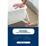Mira Home 200x200 Pamuklu Köşe Lastikli Sıvı Su Geçirmez Yatak Koruyucu Alez