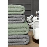 Mira Home 4 Lü Banyo Havlusu Takımı Soft Büyük Havlulu Pamuklu Havlu Seti 90x150 Cm Gri Çok Renkli