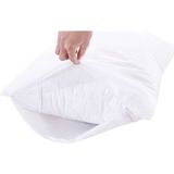 Mira Home 4 Lü Sıvı Geçirmez Yastık Alezi Pamuklu Fermuarlı 50X70 - Beyaz - standart