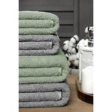 Mira Home 4 Parça %100 Pamuklu Büyük Banyo Havlusu Seti 90x150 cm Softbath Gri