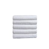 Mira Home 5 li El Yüz Otel Havlusu 50x90 Cm Beyaz 20/2 Ring 250 Gr