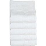 Mira Home 5 li Otel Ayak Havlusu Bukle Ayak İzli 50x70 Cm Beyaz 16/2 Avs 250 Gr