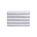 Mira Home 5 li Otel Banyo Havlusu %100 Pamuklu 90X150 Cm Beyaz 20/2 Ring 650 Gr