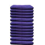 Mira Home 50x90 cm 12'li Paket Boya Tutmayan Mikrofiber El Yüz Spor Havlusu
