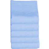 Mira Home 5'li Otel Ayak Havlusu Bukle Ayak İzli 50x70 Cm Renkli 16/2 Avs 250 Gr Mavi