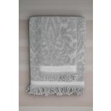 Mira Home Arden Gri %100 Pamuklu 90x150 cm 2 Parça Jakarlı Banyo Havlu Takımı