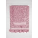 Mira Home Arden Pembe %100 Pamuklu 90x150 cm 2 Parça Jakarlı Banyo Havlu Takımı