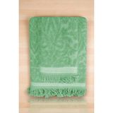 Mira Home Arden Yeşil %100 Pamuklu 90x150 cm 2 Parça Jakarlı Banyo Havlu Takımı
