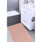 Mira Home Banyo Ayak Havlusu Pamuk Desenli 50X70 cm Soft - Somon - 50 x 70 cm