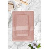 Mira Home Büyük Battal Boy 2'li Set Banyo Ve Hamam Havlusu %100 Pamuklu Denis Somon Çok Renkli