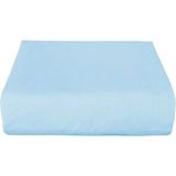 Mira Home Çift Kişilik Düz Penye %100 Pamuklu Lastikli Çarşaf 180X200 - Mavi