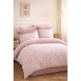 Mira Home Çift Kişilik Pamuklu Nevresim Takımı Romantic Pink Çiçekli - Çok Renkli - Standart