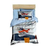 Mira Home Dijital Baskılı 3d Pamuklu Yenidoğan Bebek Nevresim Takımı Fly Foggy Çok Renkli