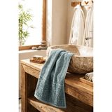 Mira Home El Yüz Havlusu 50X90 cm %100 Pamuk Kısmi Kadife Vento Yeşil - Çok Renkli - Standart