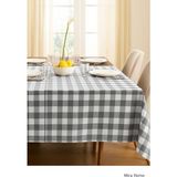 Mira Home Kareli Masa Örtüsü Sofra Bezi 160X220 cm Rustik - Gri - 160 x 220 cm
