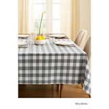 Mira Home Kareli Masa Örtüsü Sofra Bezi 160x220 Cm Rustik Gri Çok Renkli