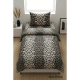 Mira Home Leopar Desenli Pamuklu Lastikli Çarşaflı Tek Kişilik Nevresim Takımı (100X200 Cm) - Çok Renkli