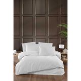 Mira Home Stripe Saten Line Çift Kişilik Nevresim Takımı Beyaz - Çok Renkli - Standart