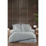 Mira Home Stripe Saten Line Çift Kişilik Nevresim Takımı Gri - Çok Renkli - Standart