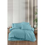 Mira Home Stripe Saten Line Çift Kişilik Nevresim Takımı Mint Yeşil - Renkli - 180 x 200 cm