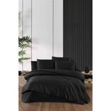 Mira Home Stripe Saten Line Çift Kişilik Nevresim Takımı Siyah - Çok Renkli - Standart