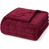 Mira Home Tek Kişilik Wellsoft Tv Battaniyesi Softly 100X175 cm Bordo - Çok Renkli