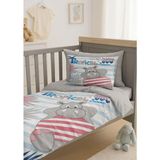 Mira Home Yenidoğan Erkek Bebek Nevresim Takımı %100 Pamuklu Tropical Summer - Renkli - 100 x 150 cm