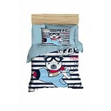 Mira Home Yenidoğan Erkek Bebek Nevresim Takımı 3d Pamuklu Bear Pilot Çok Renkli