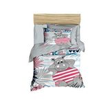 Mira Home Yenidoğan Erkek Bebek Nevresim Takımı 3d Pamuklu Tropical Summer Çok Renkli