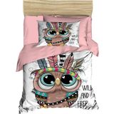 Mira Home Yenidoğan Kız Bebek Nevresim Takımı 3D Pamuklu Wild and Free