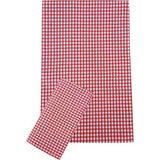 Mira Home Zefir Desen Sofra Bezi Masa Örtüsü 170 x 170 cm Kırmızı - 0,5 x 9 cm - Çok Renkli