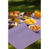 Mira Home Zefir Desen Sofra Bezi Masa Örtüsü 170 x 170 Cm Lila