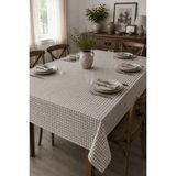Mira Home Zefira 170X170 cm Balkon, Piknik, Mutfak Masa Örtüsü & Yer Sofra Bezi - Gri - 170 x 170 cm