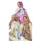 Mira İpek Bambu Kraş Şal Seti 3lü Kutulu Şal Hediye Seti