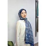 Mira İpek Retro Desenli Pamuk Soft Şal ps81