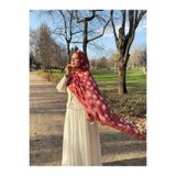 Mira İpek Royal Bambi Ceylan Desenli Pamuk Soft Şal ps213