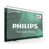 Mira Panel Philips 43PUS6401 Kırılmaz Nano 3 mm TV Ekran Koruyucu