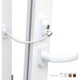 Miraaxx Anahtarlı Halatlı Pvc Kapı Pencere Emniyet Kilidi (4887) - 20 cm