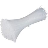 Miraaxx Plastik Çırt Kelepçe 100 Parça Beyaz 2.5X100 mm