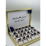 Mirabella Gift Süslemeli Söz Nişan Çikolatası, Isteme Çikolatası Söz Nişan Nikah Kız Isteme Madlen Çikolata 48 Adet