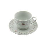 Miraç Rose 6'lı Desenli Porselen Çay Fincan Takımı