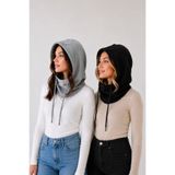 mirach 2’li Paket Kapüşon Şapka Şal Bere Başörtü Güneşten Koruyucu Kafalık Başlık Spor Başlık Boyunluk Kordonlu