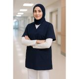 mirach Tesettür Scrubs Geniş Kalıp 4 Cep Uzun Oversize Model 1. Kalite Kumaş Rahat Çalışma Forması