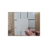 Miracix 10 Adet Ahşap Renkli Kare Bardak Altlığı Supla – 3 mm MDF Dekoratif Hobi ve Süsleme Ürünü Gri Gri 6 x 6