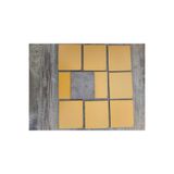 Miracix 10 Adet Ahşap Renkli Kare Bardak Altlığı Supla – 3 mm MDF Dekoratif Hobi ve Süsleme Ürünü Turuncu Turuncu 6 x 6
